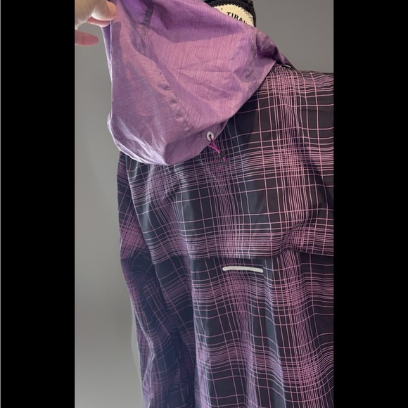 Nike Purple Plaid Women's Hoodie - Picture 7 of 10